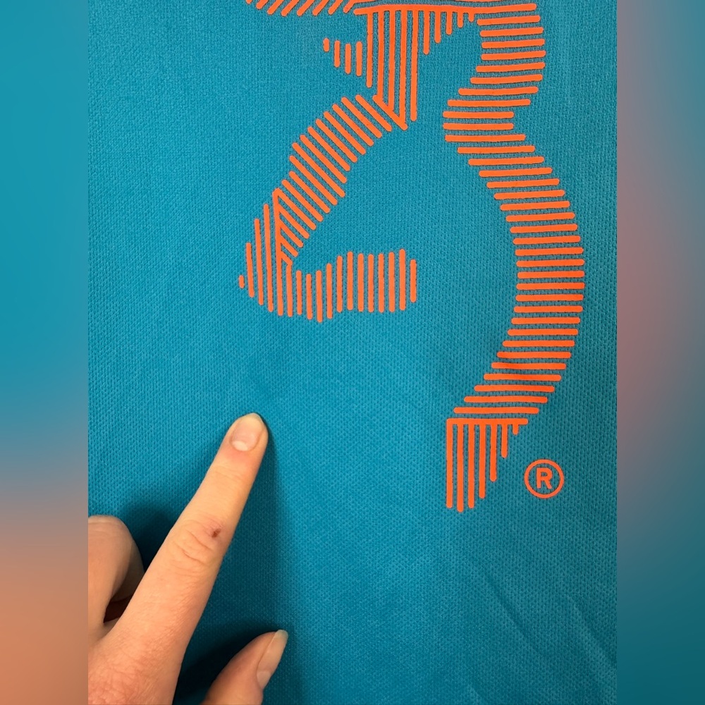 Blue Graphic Men's Shirt browning flawed - Picture 2 of 8